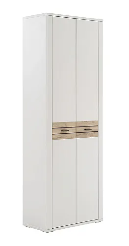 Garderobenschrank Mantena | Modern white / Viking Oak