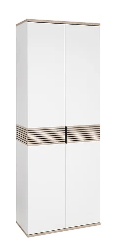 Garderobenschrank Montello | Soft white / Viking Oak