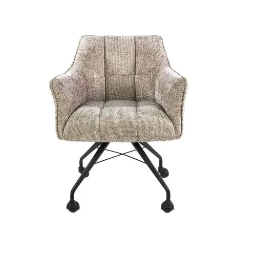 2er Set Stuhl Joli | mit Rollen | Hoven sand