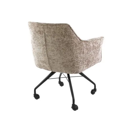 2er Set Stuhl Joli | mit Rollen | Hoven sand