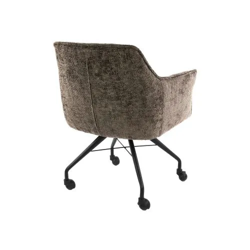 2er Set Stuhl Joli | mit Rollen | Hoven taupe