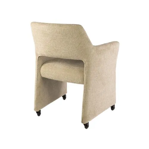 2er Set Stuhl Palio | mit Rollen | Jaroq sand