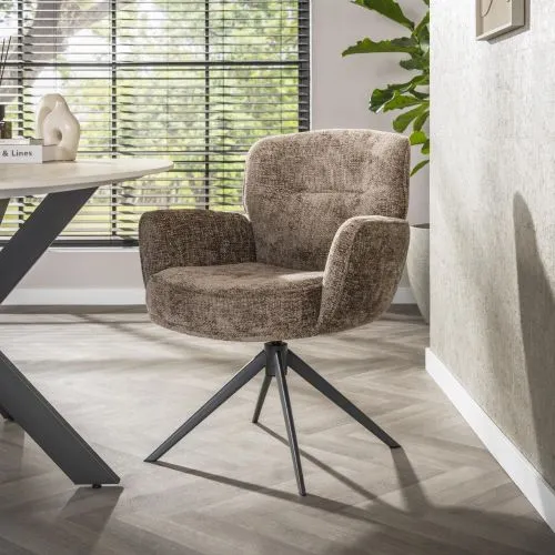 2er Set Barhocker Duba | drehbar | Champagne