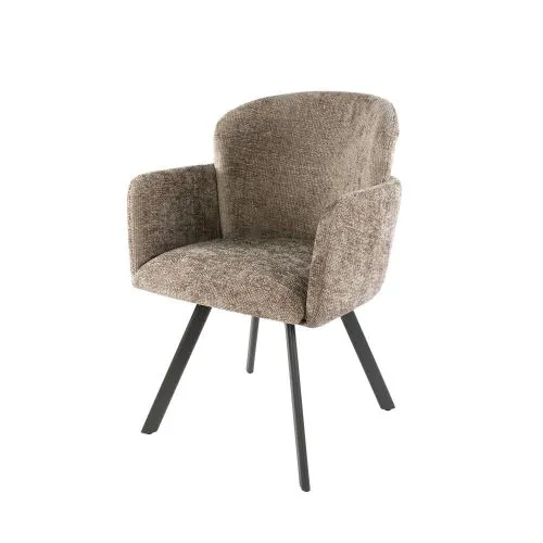 2er Set Stuhl Nasu | drehbar | Hoven champagne