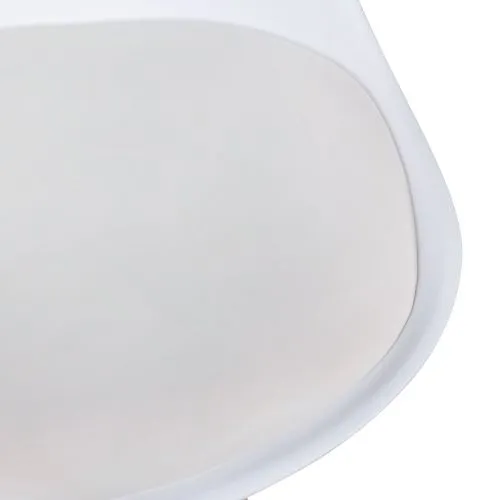 2er Set Esszimmerstuhl LIMA | Kunstleder | weiß