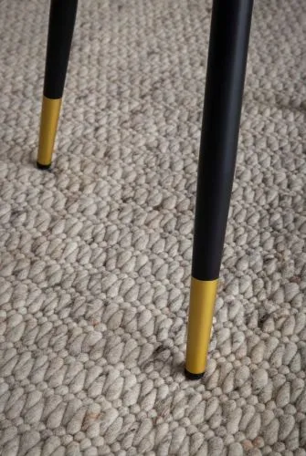 2er Set Polsterstuhl Shella | samt | grau