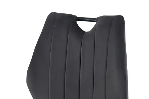 2er Set Stuhl Christin | Samtbezug | anthrazit