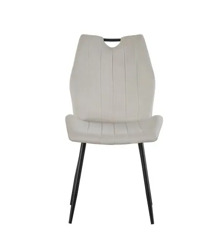 2er Set Stuhl Christin | Samtbezug | creme