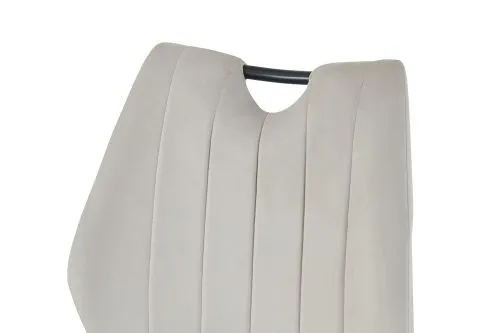 2er Set Stuhl Christin | Samtbezug | creme