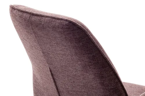 2er Set Stuhl Greyton mit Armlehnen | Edelstahl | drehbar | himbeer / rot