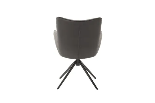 2er Set Stuhl Limone 2 mit Armlehnen | drehbar | anthrazit