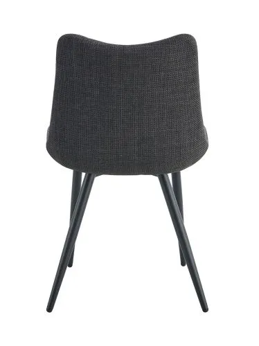 2er Set Stuhl Lotta | Webstoff | Anthrazit