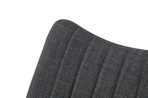 2er Set Stuhl Lotta | Webstoff | Anthrazit