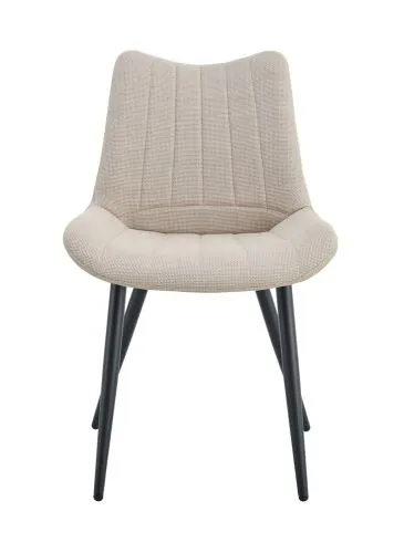 2er Set Stuhl Lotta | Webstoff | creme