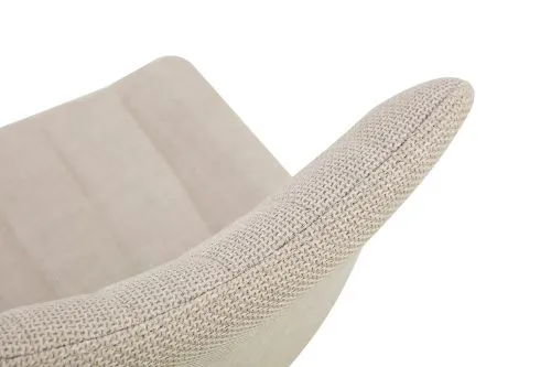 2er Set Stuhl Lotta | Webstoff | creme