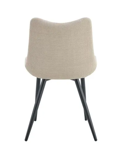 2er Set Stuhl Lotta | Webstoff | creme