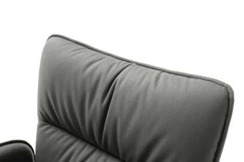 2er Set Stuhl Marin | mit Armlehnen | drehbar | anthrazit