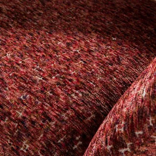 2er Set Stuhl Mirabel | drehbar | Delviro Stoff | bordeauxrot-braun