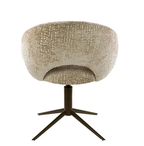 2er Set Stuhl Mirabel | drehbar | Monti Stoff | sand-braun