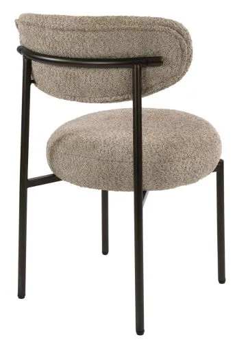 2er Set Stuhl Nest | Boucle | sand-braun