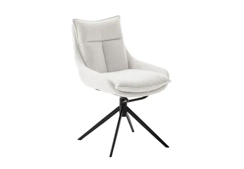 2er Set Stuhl Parker | drehbar | weiß / creme