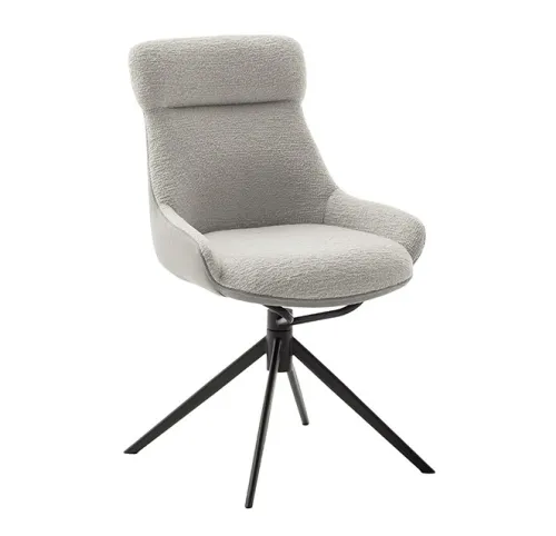 2er Set Stuhl Pelion | drehbar | lichtgrau