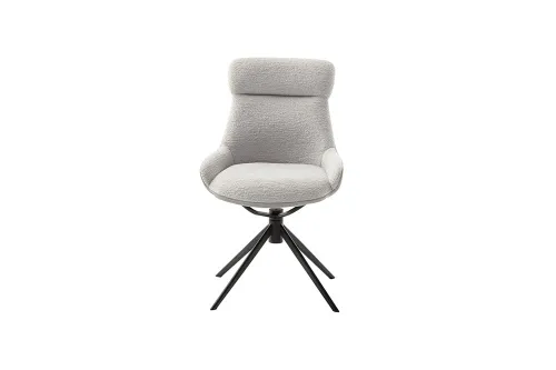 2er Set Stuhl Pelion | drehbar | lichtgrau