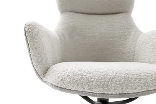 2er Set Stuhl Pelion mit Armlehnen | drehbar | grau / lichtgrau