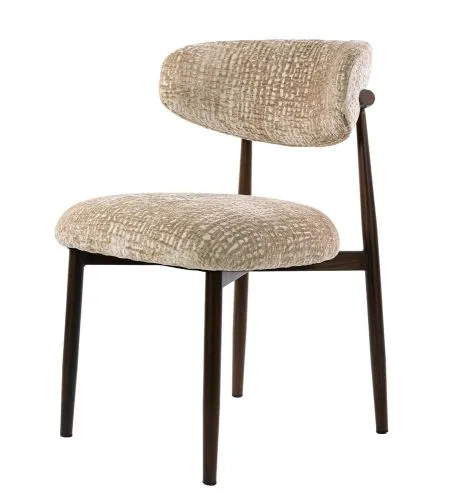 2er Set Stuhl Savena | Monti Stoff / Strukturgewebe | sand