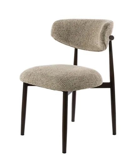 2er Set Stuhl Savena | Nubo Stoff / Strukturgewebe | sand