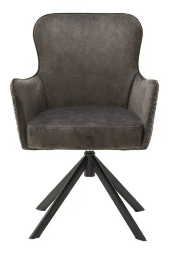 2er Set Stuhl Sheffield mit Armlehnen | cappuccino