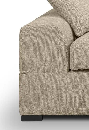 3-Sitzer Polstersofa Veda | 221cm | Strukturstoff | beige