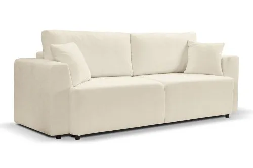 3-Sitzer Schlafsofa Point | 250cm | Webstoff | Creme