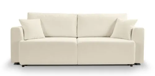 3-Sitzer Schlafsofa Point | 250cm | Webstoff | Creme