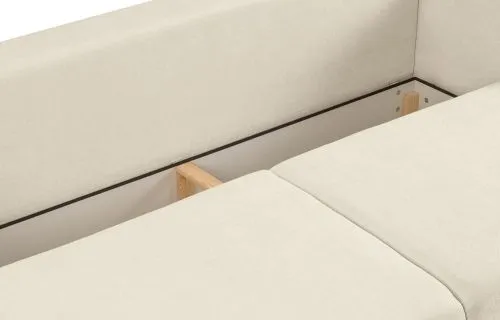 3-Sitzer Schlafsofa Point | 250cm | Webstoff | Creme