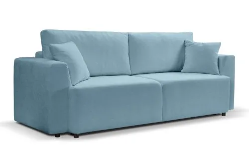 3-Sitzer Schlafsofa Point | 250cm | Webstoff | hellblau