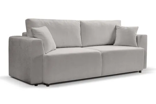3-Sitzer Schlafsofa Point | 250cm | Webstoff | hellgrau