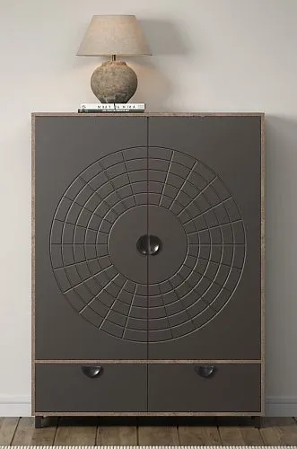 Highboard Fusion | Rostoptik Rusty Flow / Perlbronze