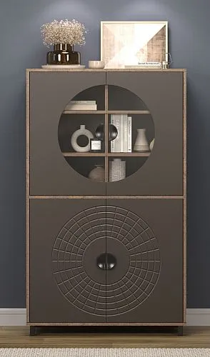 Vitrine Fusion | Rostoptik Rusty Flow / Perlbronze