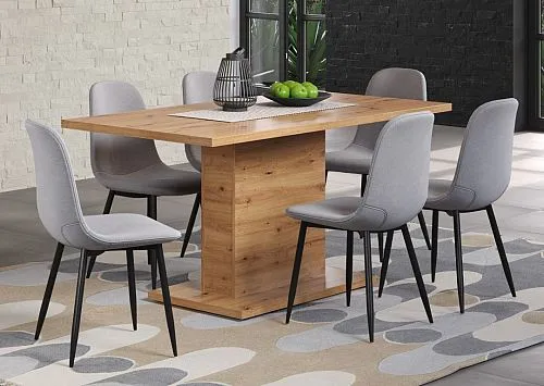 Esstisch Säulentisch Follow | 160 x 80 | Artisan Eiche