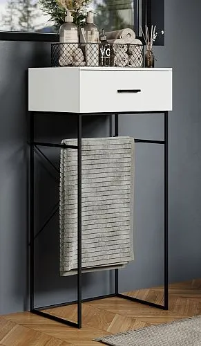 Badezimmer Kommode Waschtisch Strike | weiß