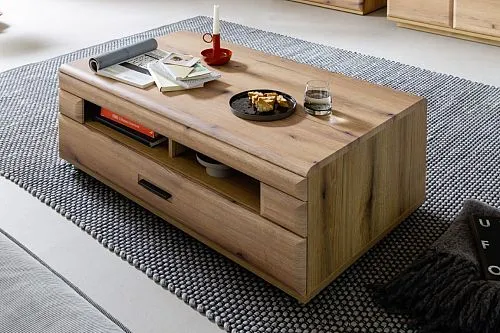 Couchtisch Naxos | auf Rollen | 115x68 | Eiche Evoke