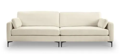 4-Sitzer Polstersofa Venti | 286cm | Webstoff | Creme