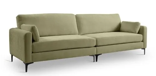 4-Sitzer Polstersofa Venti | 286cm | Webstoff | grün