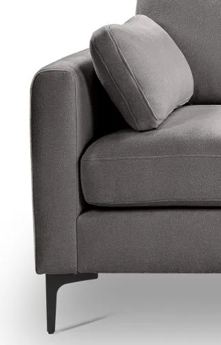 4-Sitzer Polstersofa Venti | 286cm | Webstoff | hellgrau