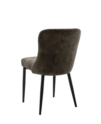 4er Set Stuhl Aboshi | anthrazit / schwarz matt