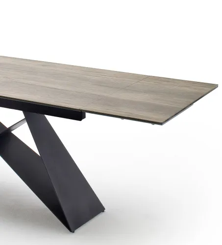 Ausziehtisch Esstisch Kobe | hellgrau | 160(240) x 90