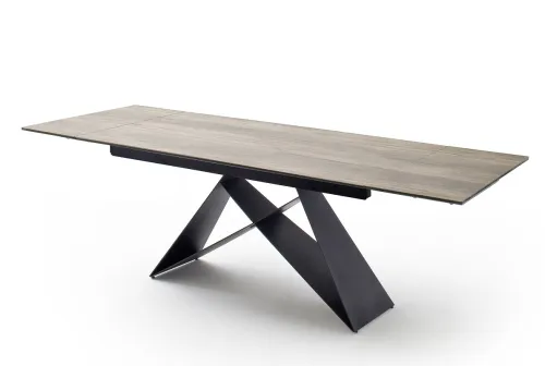 Ausziehtisch Esstisch Kobe | hellgrau | 160(240) x 90