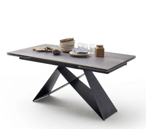 Ausziehtisch Esstisch Kobe | Holzoptik barrique | 160(240) x 90