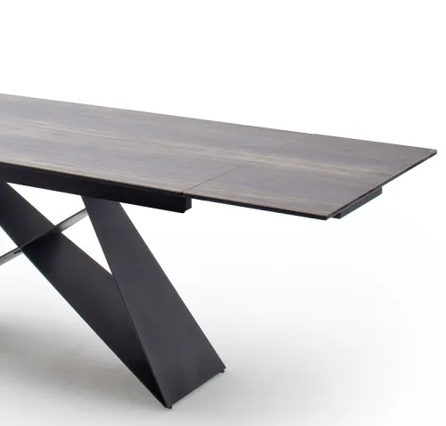 Ausziehtisch Esstisch Kobe | Holzoptik barrique | 160(240) x 90